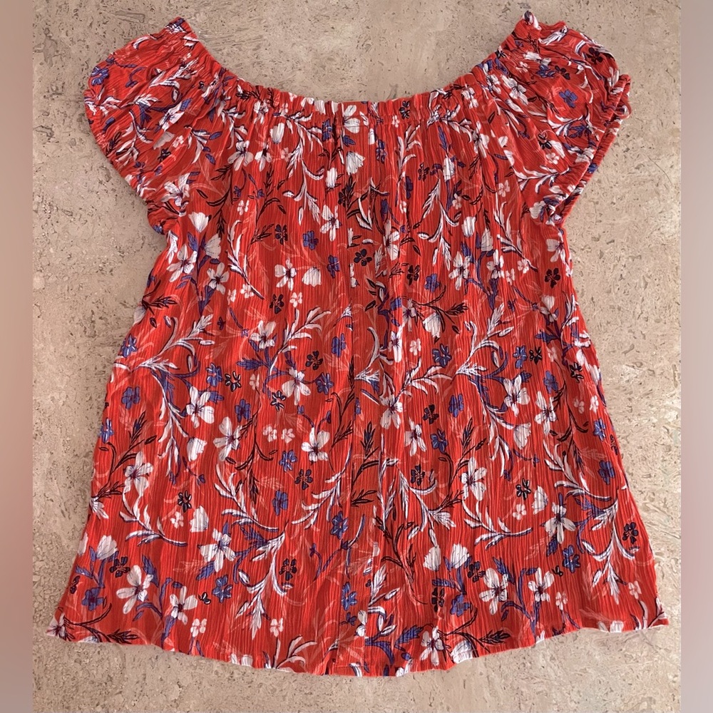 JOE BROWNS Off the Shoulder Floral Top